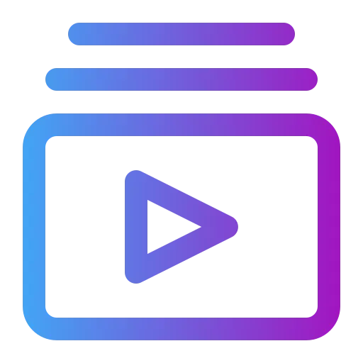 Media player window icon representing flexible subscription terms